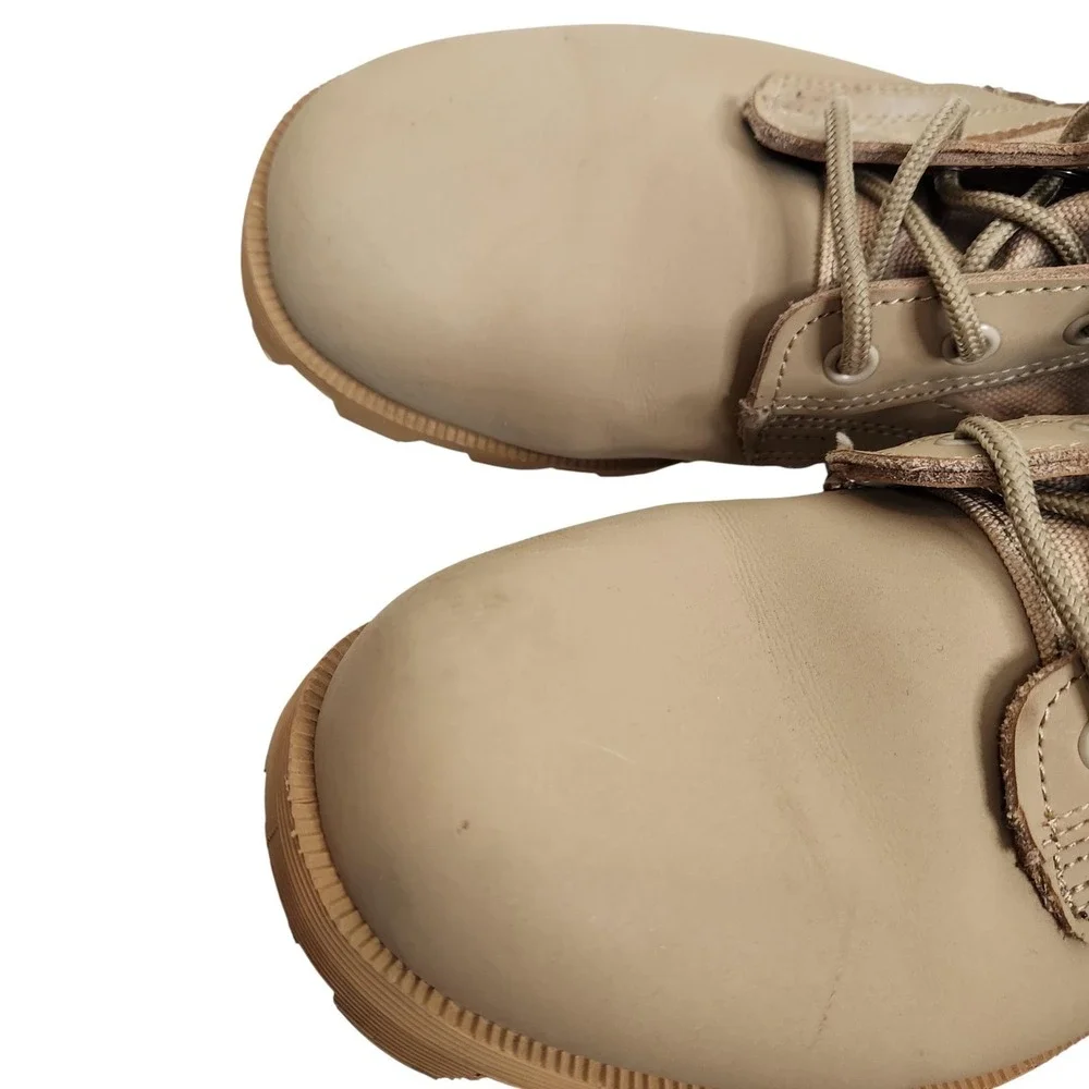 ROTHCO G.I. Type Jungle Combat Boots Mens 6 Beige Leather Tactical Military‎